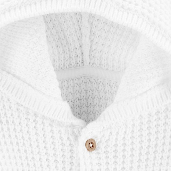 NEW Carter's Kid 3D Ear Hooded Cardigan Variegated Striped Straight Pull On Pant - Picture 4 of 9